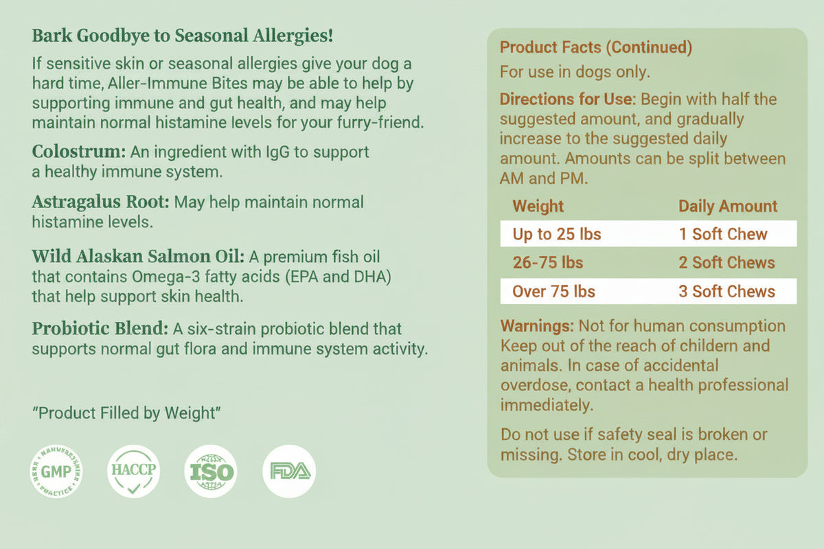 Aller-Immune Soft Chews – 120 Count