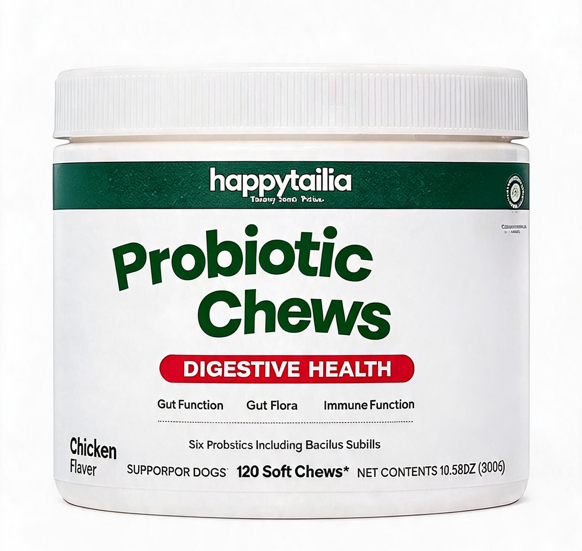 Probiotic Soft Chews for Dogs – 120 Count