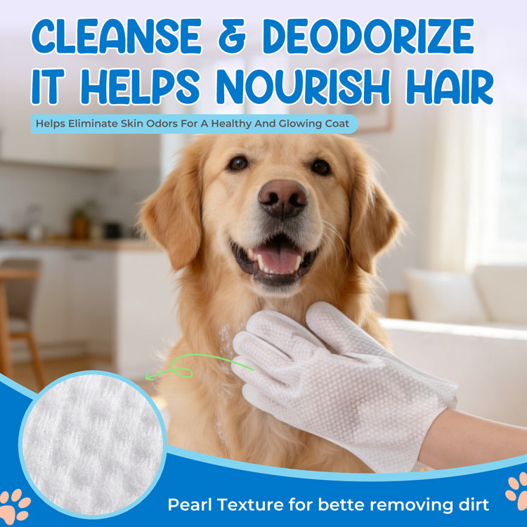 HappyTailia™ Pet Glove Wipes