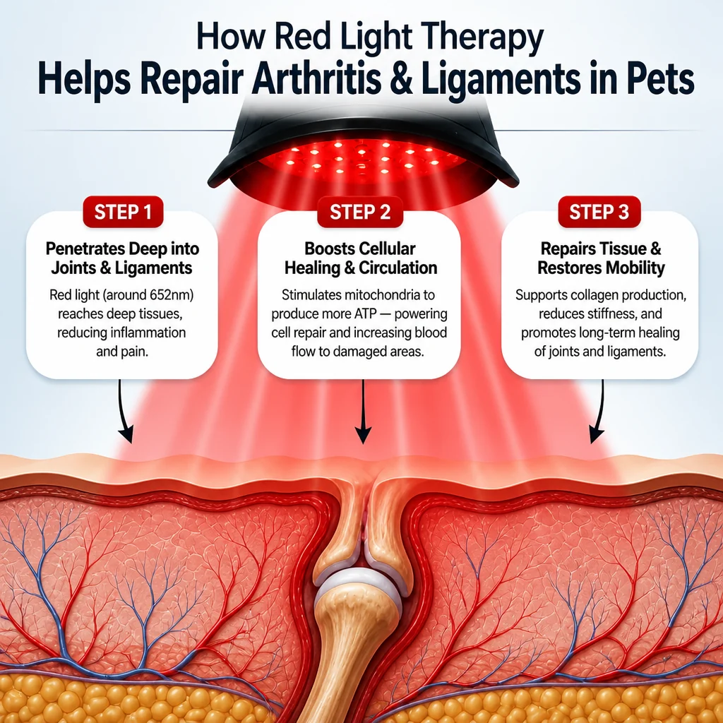 HappyTailia™ Red Light Therapy Sleeve for Dogs